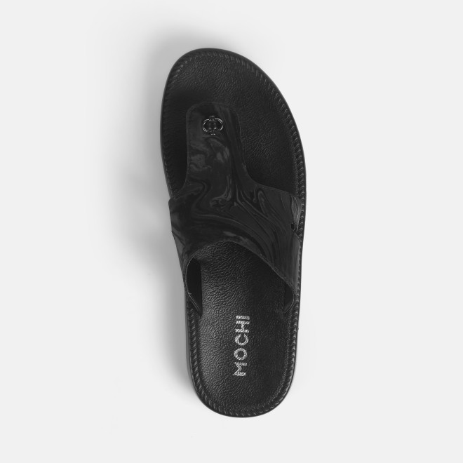 Mochi Men Black Casual Slippers (SKU: 16-1218-11-40) Mochi Men Black Casual Slippers (SKU: 16-1218-11-40)
