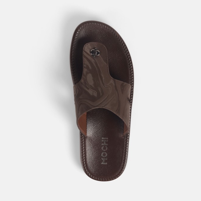 Mochi Men Brown Casual Slippers (SKU: 16-1218-12-40) Mochi Men Brown Casual Slippers (SKU: 16-1218-12-40)