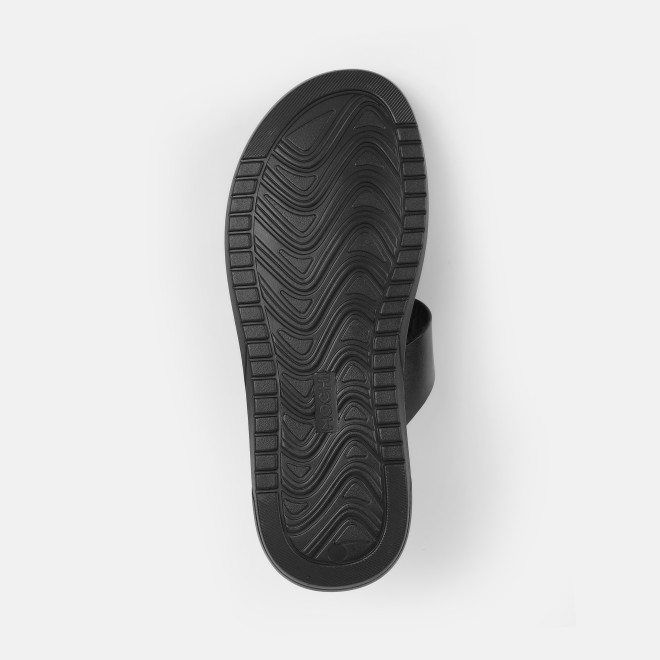 Mochi Men Black Casual Slippers (SKU: 16-1237-11-39)
