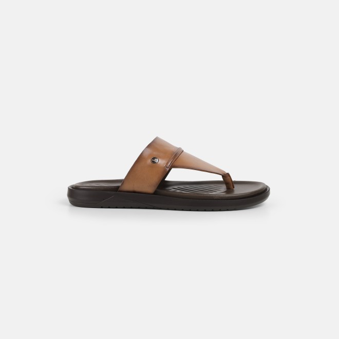 Mochi Men Tan Casual Slippers (SKU: 16-1239-23-40)