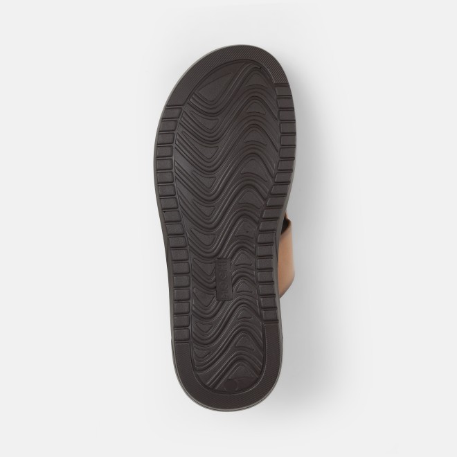 Mochi Men Tan Casual Slippers (SKU: 16-1239-23-40)