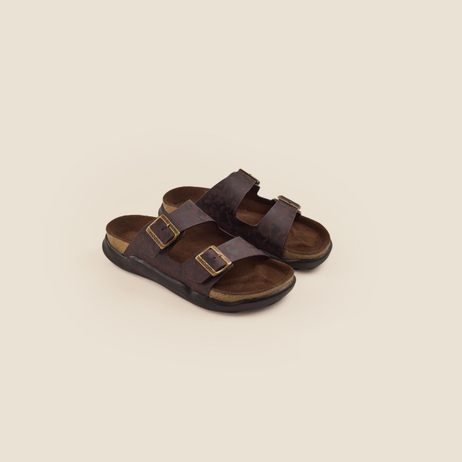 Mochi Men Brown Casual Slippers (SKU: 16-124-12-40)