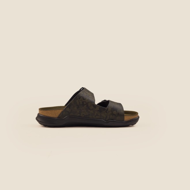 Mochi Men Olive Casual Slippers (SKU: 16-124-49-40)