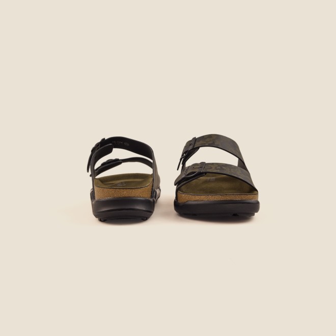 Mochi Men Olive Casual Slippers (SKU: 16-124-49-40)