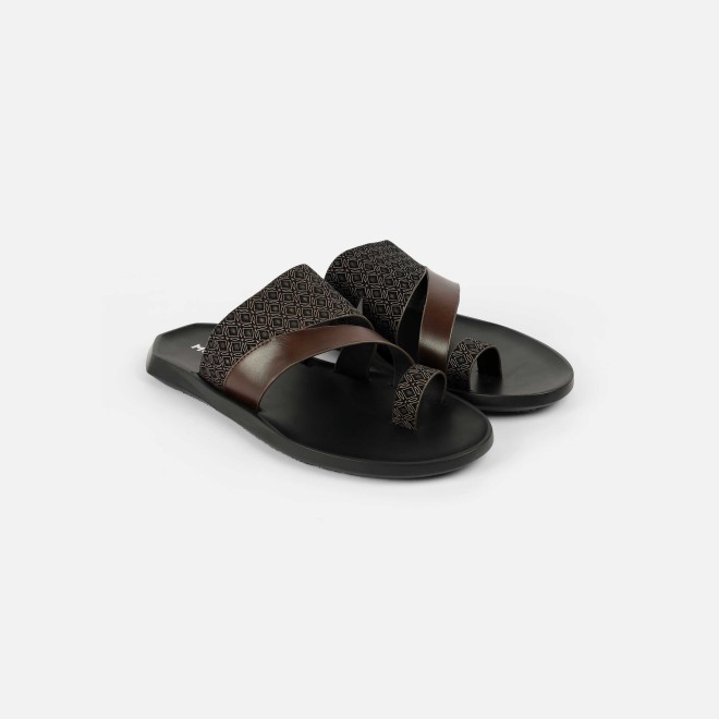 Mochi Men Brown Casual Slippers (SKU: 16-1249-12-41) Mochi Men Brown Casual Slippers (SKU: 16-1249-12-41)