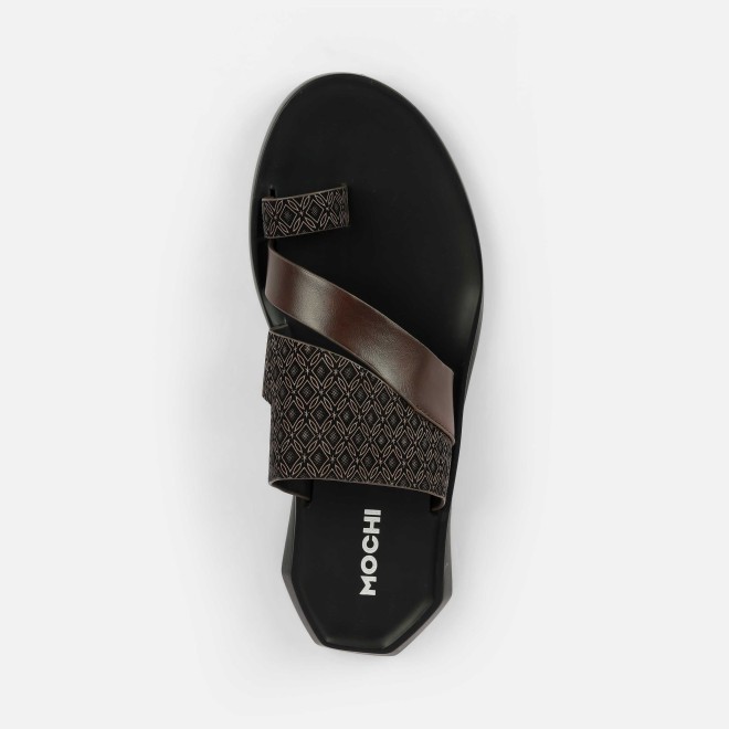 Mochi Men Brown Casual Slippers (SKU: 16-1249-12-41) Mochi Men Brown Casual Slippers (SKU: 16-1249-12-41)