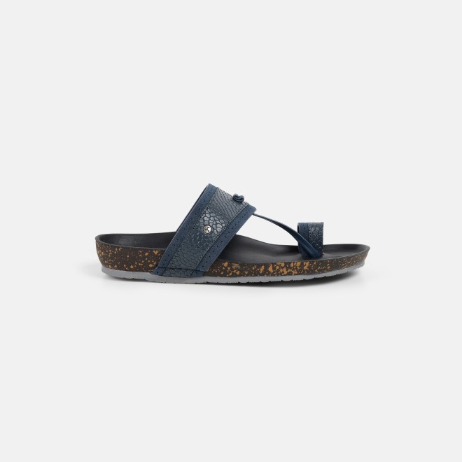 Mochi Men Blue Ethnic Kolhapuris (SKU: 16-1261-45-42)