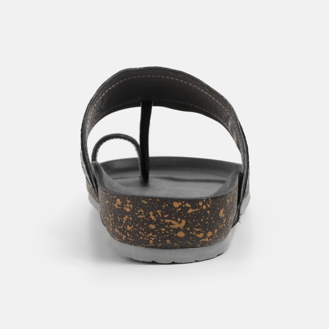 Mochi Men Black Ethnic Kolhapuris (SKU: 16-1261-11-39)