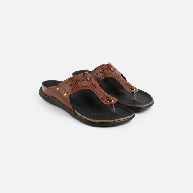 Mochi Men Tan Casual Slippers (SKU: 16-1264-23-42)