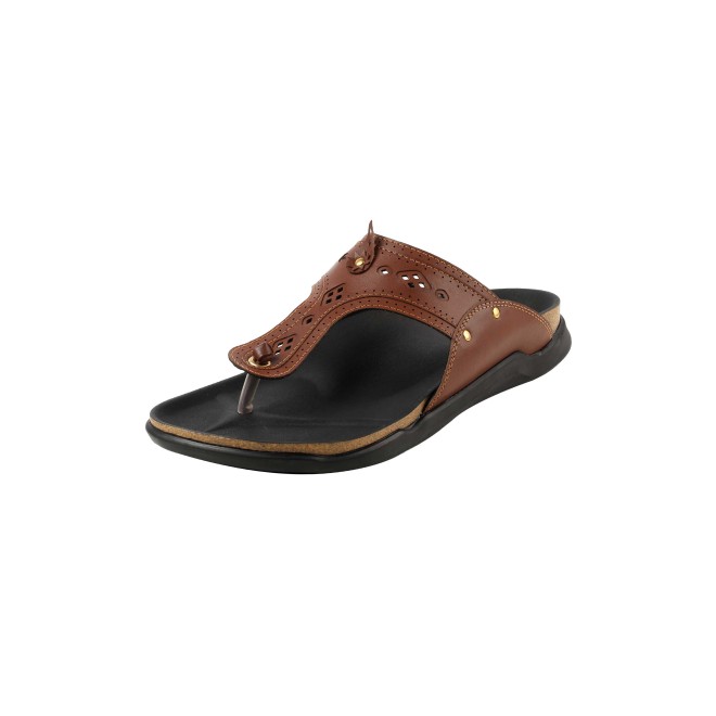 Mochi Men Tan Casual Slippers (SKU: 16-1264-23-42)