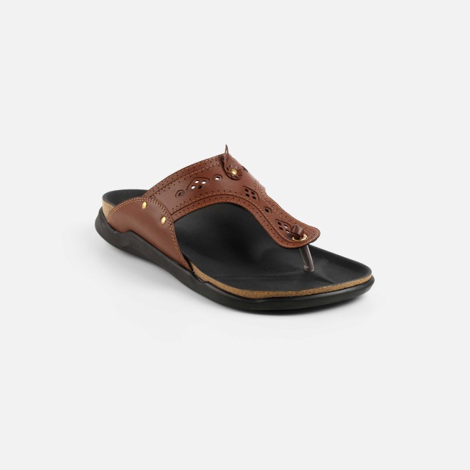 Mochi Men Tan Casual Slippers (SKU: 16-1264-23-42)