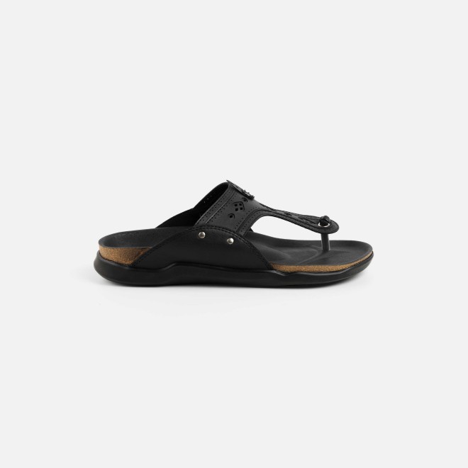 Mochi Men Black Casual Slippers (SKU: 16-1264-11-42)