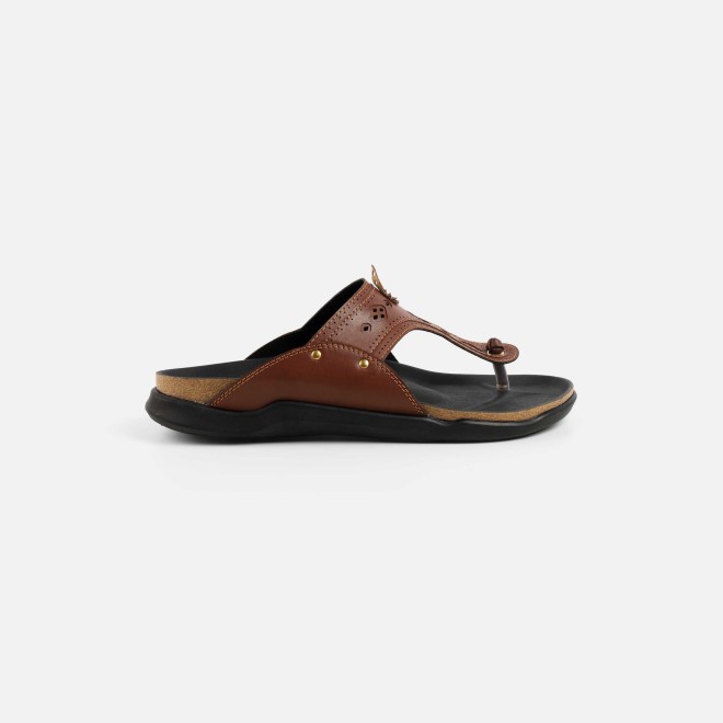 Mochi Men Tan Casual Slippers (SKU: 16-1264-23-42)