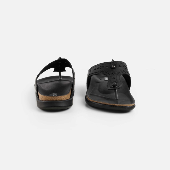 Mochi Men Black Casual Slippers (SKU: 16-1264-11-42)