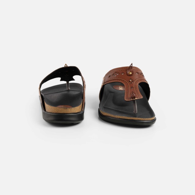 Mochi Men Tan Casual Slippers (SKU: 16-1264-23-42)