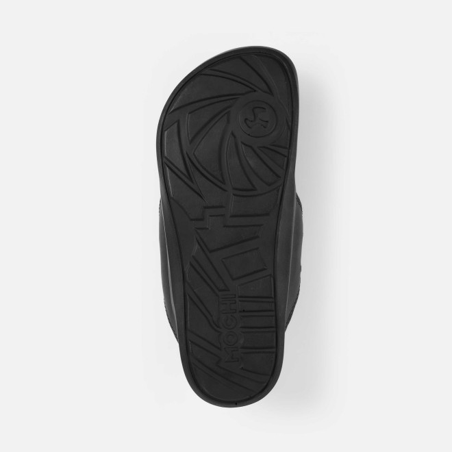 Mochi Men Black Casual Slippers (SKU: 16-1264-11-42)