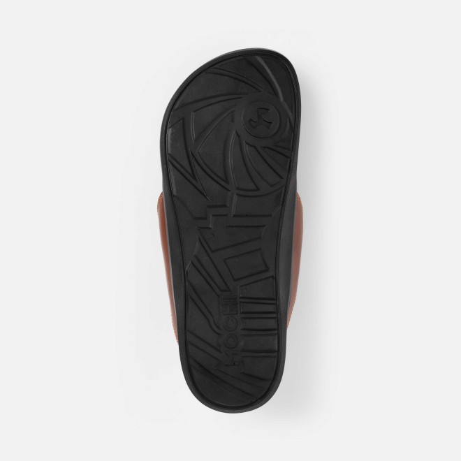 Mochi Men Tan Casual Slippers (SKU: 16-1264-23-42)