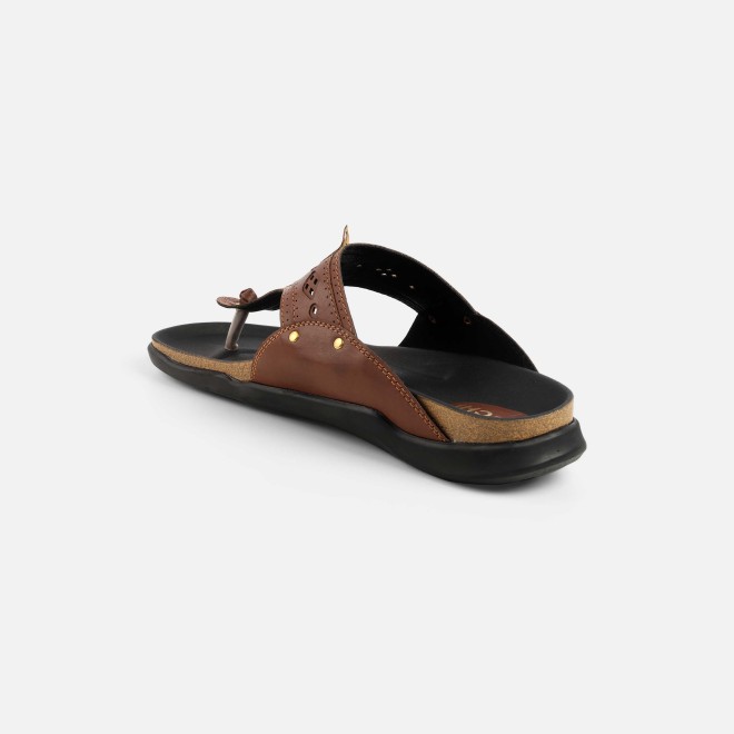 Mochi Men Tan Casual Slippers (SKU: 16-1264-23-42)