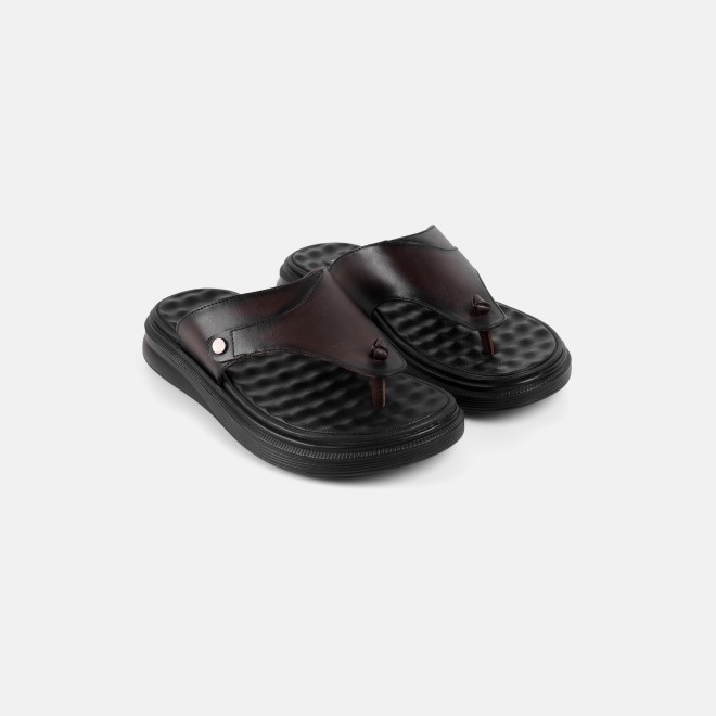 Mochi Men Brown Casual Slip Ons (SKU: 16-1286-12-41)