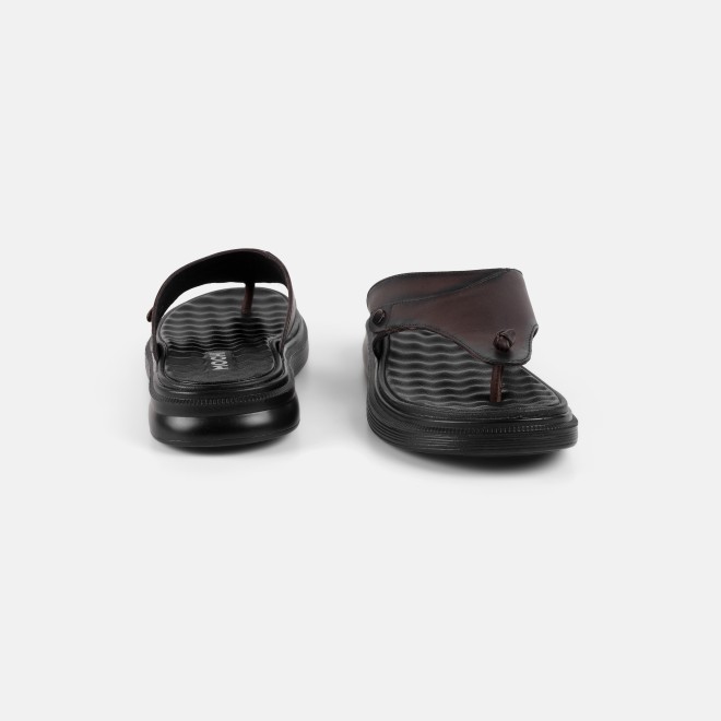 Mochi Men Brown Casual Slip Ons (SKU: 16-1286-12-41)