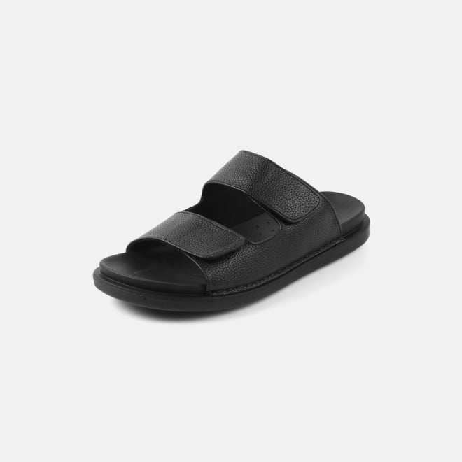 Mochi Men Black Casual Slippers (SKU: 16-1287-11-39)