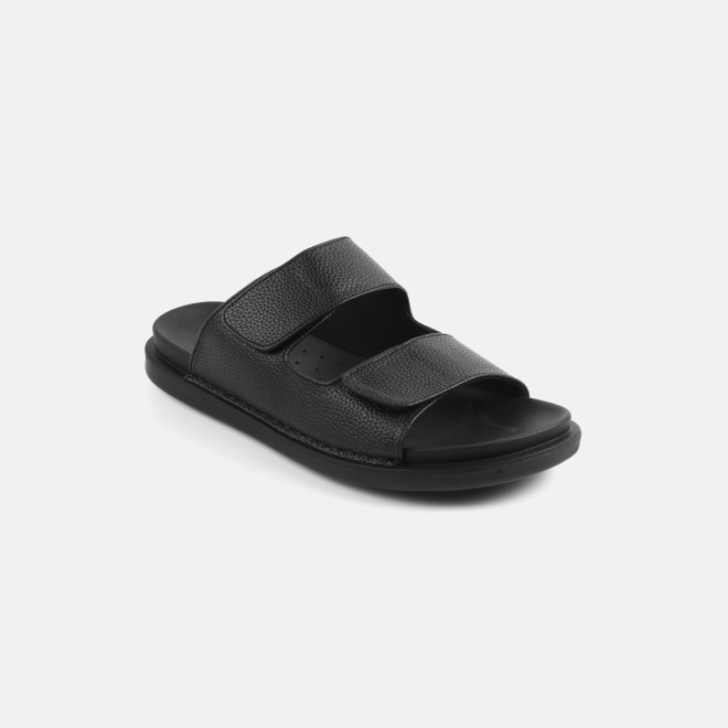 Mochi Men Black Casual Slippers (SKU: 16-1287-11-39)