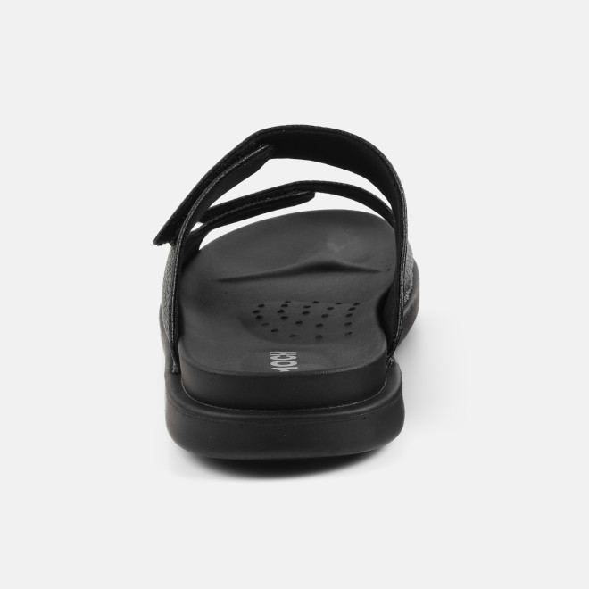 Mochi Men Black Casual Slippers (SKU: 16-1287-11-39)