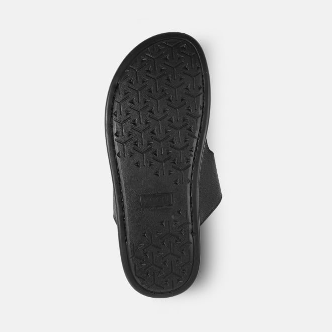 Mochi Men Black Casual Slippers (SKU: 16-1287-11-39)