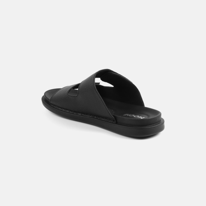 Mochi Men Black Casual Slippers (SKU: 16-1287-11-39)