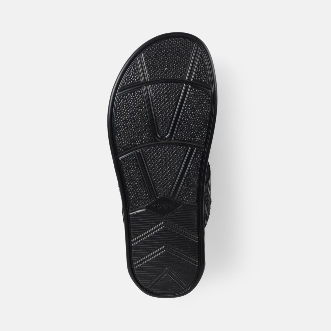 Mochi Men Black Casual Slippers (SKU: 16-1299-11-40)