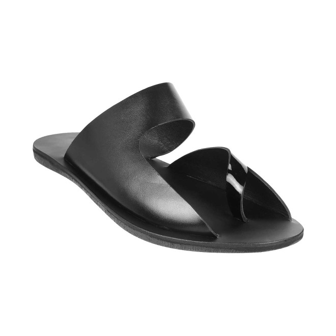 Mochi Men Black Casual Slippers (SKU: 16-130-11-40) Mochi Men Black Casual Slippers (SKU: 16-130-11-40)