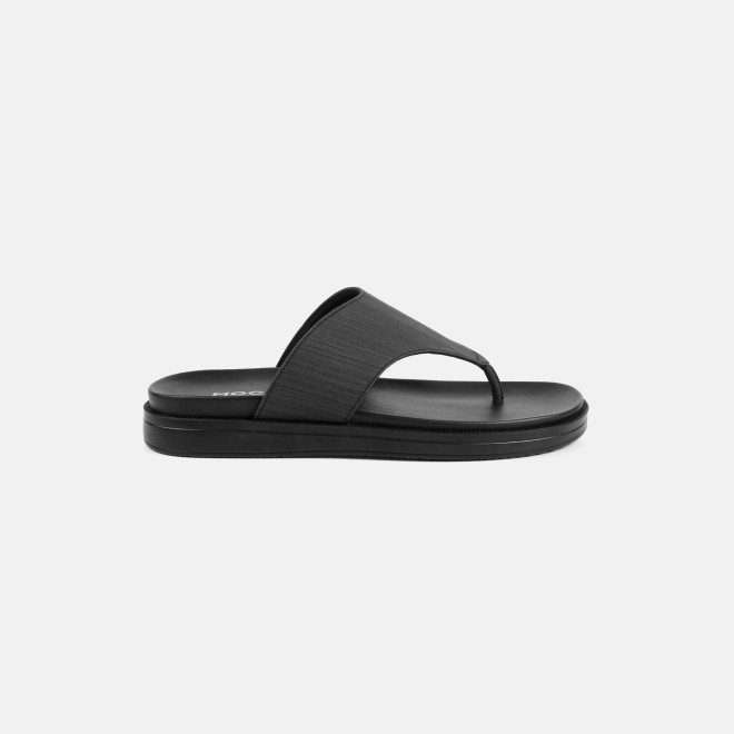 Mochi Men Black Casual Slippers (SKU: 16-1300-11-42)