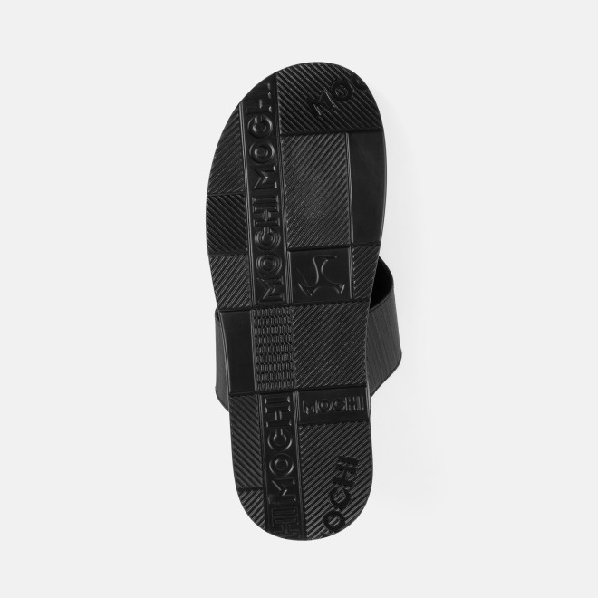 Mochi Men Black Casual Slippers (SKU: 16-1300-11-42)