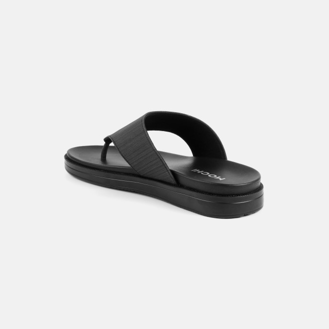 Mochi Men Black Casual Slippers (SKU: 16-1300-11-42)
