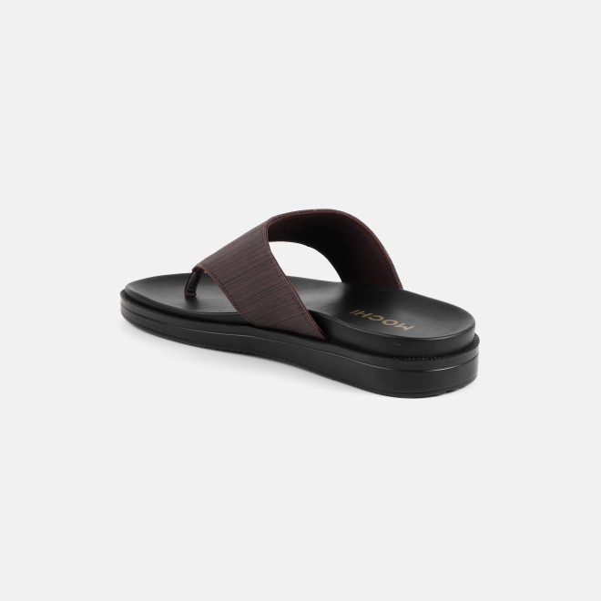 Mochi Men Brown Casual Slippers (SKU: 16-1300-12-39)