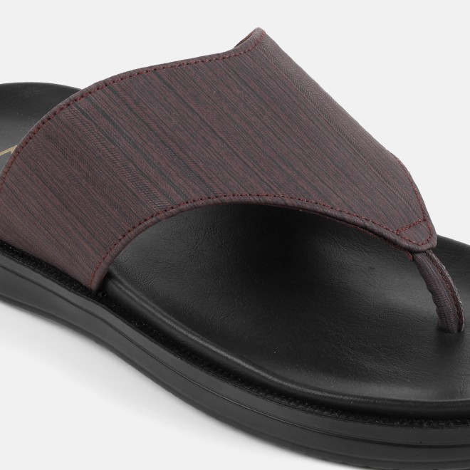 Mochi Men Brown Casual Slippers (SKU: 16-1300-12-39)