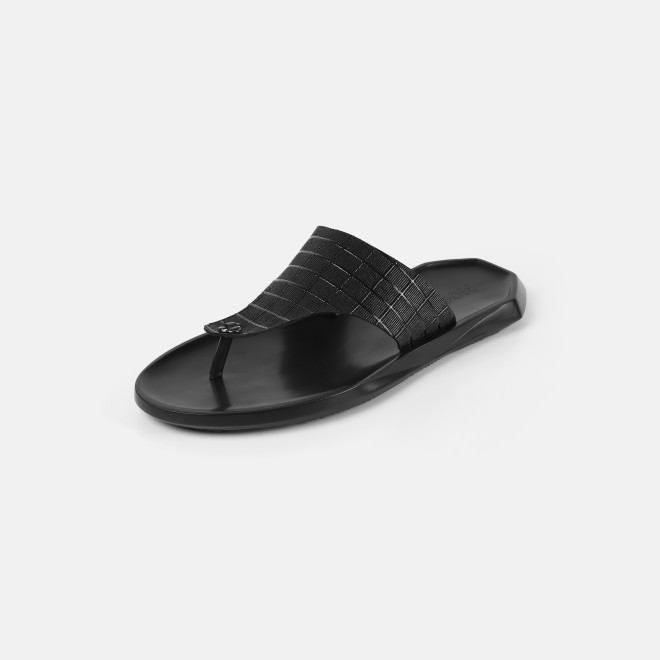 Mochi Men Black Casual Slippers (SKU: 16-1314-11-40) Mochi Men Black Casual Slippers (SKU: 16-1314-11-40)