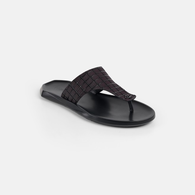 Mochi Men Maroon Casual Slippers (SKU: 16-1314-44-40)