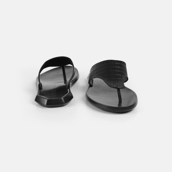 Mochi Men Black Casual Slippers (SKU: 16-1314-11-40) Mochi Men Black Casual Slippers (SKU: 16-1314-11-40)