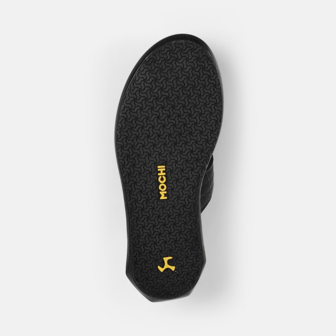 Mochi Men Black Casual Slippers (SKU: 16-1314-11-40) Mochi Men Black Casual Slippers (SKU: 16-1314-11-40)