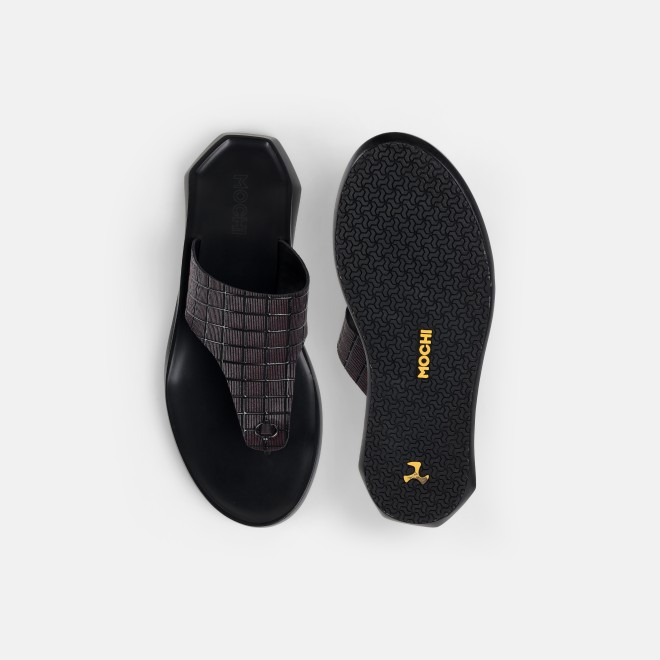 Mochi Men Maroon Casual Slippers (SKU: 16-1314-44-40)
