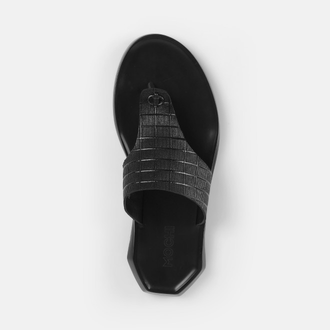 Mochi Men Black Casual Slippers (SKU: 16-1314-11-40) Mochi Men Black Casual Slippers (SKU: 16-1314-11-40)
