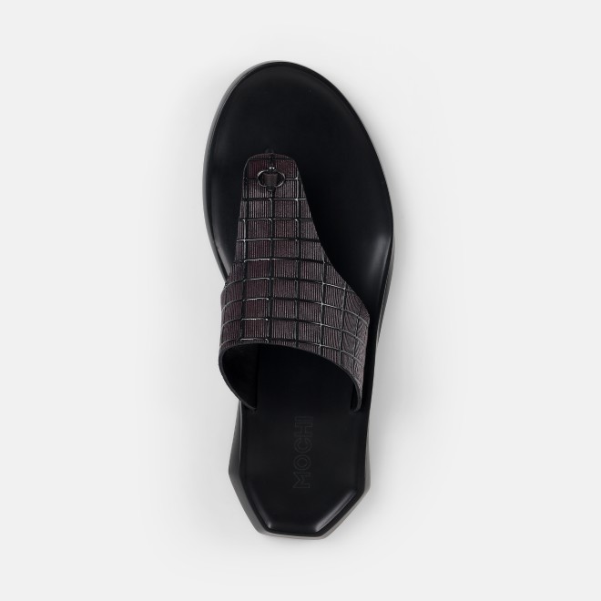Mochi Men Maroon Casual Slippers (SKU: 16-1314-44-40)
