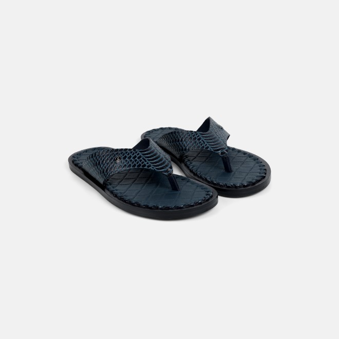 Mochi Men Blue Casual Slippers (SKU: 16-1317-45-40)