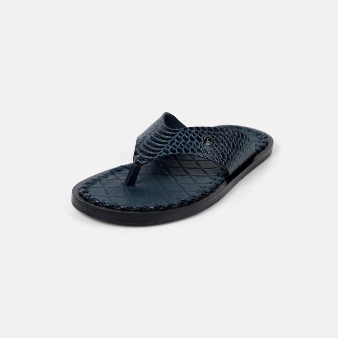 Mochi Men Blue Casual Slippers (SKU: 16-1317-45-40)
