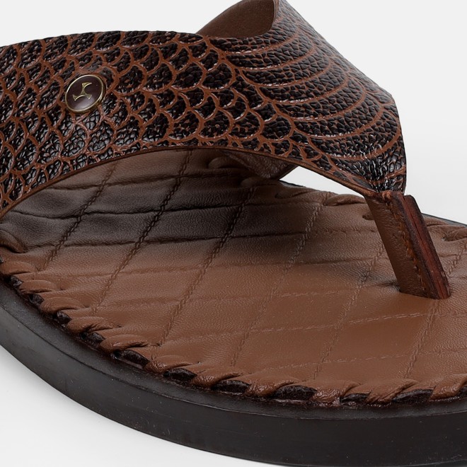 Mochi Men Brown Casual Slippers (SKU: 16-1317-12-40)