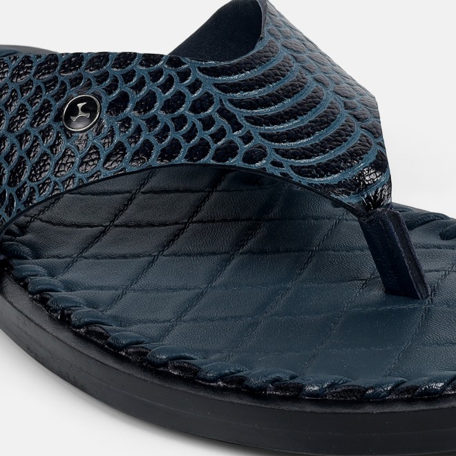 Mochi Men Blue Casual Slippers (SKU: 16-1317-45-40)