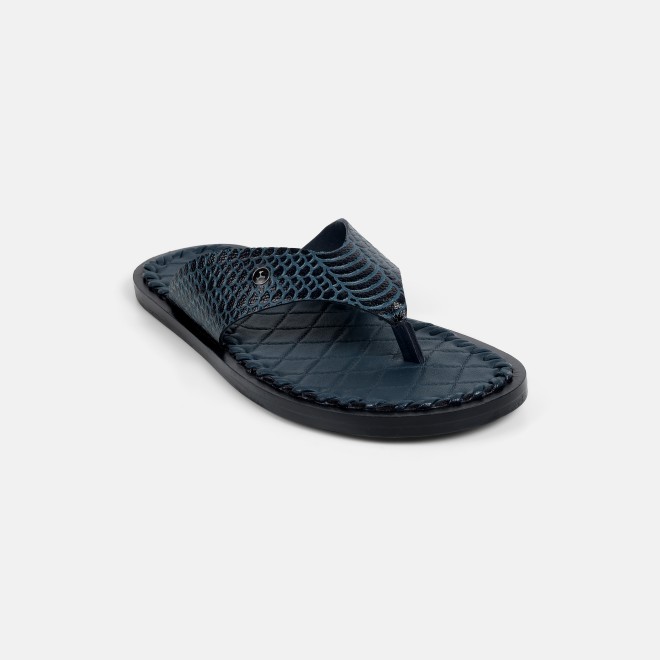 Mochi Men Blue Casual Slippers