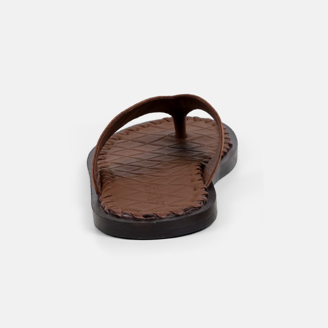 Mochi Men Brown Casual Slippers (SKU: 16-1317L-12-46)
