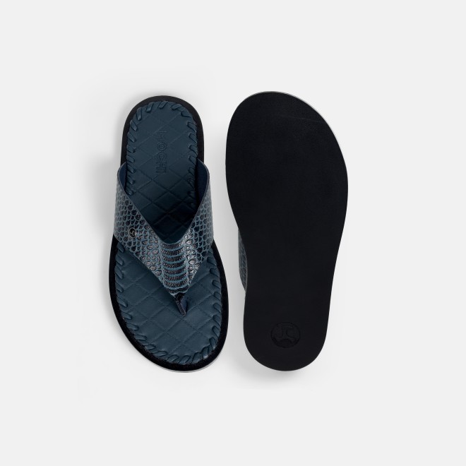 Mochi Men Blue Casual Slippers (SKU: 16-1317L-45-46)